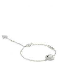 Guess Bransoletka JUBB05 022JW Srebrny. Szare bransoletki damskie Guess, srebrne. Za 194.99 zł.