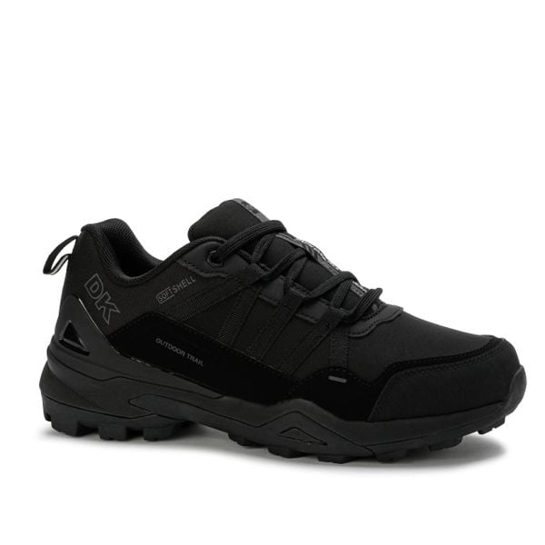 Buty męskie sportowe trekkingowe turystyczne DK VENOM SOFTSHELL. Czarne buty trekkingowe męskie DK, m, bez wzorów, z materiału, bez kaptura. Za 199.00 zł.