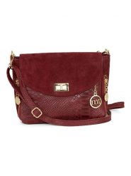 Mia Tomazzi Skórzana torebka "Dergano" w kolorze bordowym - 26 x 21 x 10 cm rozmiar: onesize. Czerwone torebki klasyczne damskie Mia Tomazzi, bez wzorów, z materiału, bez dodatków. Za 217.99 zł.