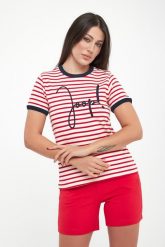 T-shirt damski w paski Trinity JOOP!. T-shirty damskie Joop!, s, bez wzorów, bez kołnierzyka. Za 579.00 zł.