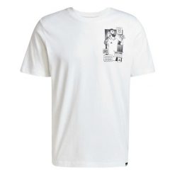 Koszulka adidas Messi Icon Graphic. Białe t-shirty sportowe męskie Adidas, l, z bawełny, bez ramiączek, do piłki nożnej. Za 169.00 zł.
