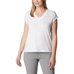 Koszulka damska Columbia Boundless Beauty z krótkim rękawem. Niebieskie t-shirty damskie Columbia, s, bez wzorów, bez kołnierzyka. Za 159.00 zł.