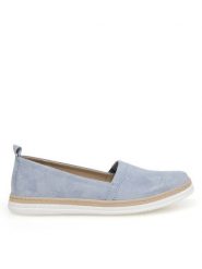 Lasocki Półbuty WI23-ATINA-02 Niebieski. Niebieskie półbuty damskie Lasocki, bez wzorów, ze skóry, bez obcasa, na płaskiej podeszwie. Za 179.99 zł.