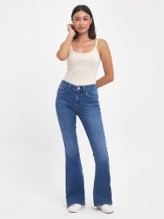 LTB Dżinsy "Novi" - Flare fit - w kolorze niebieskim rozmiar: W33/L32. Niebieskie jeansy damskie LTB. Za 114.17 zł.
