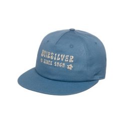 Czapka Snapback dla Mężczyzn QS FRASSNASSA Niebieski. Zielone czapki męskie Quiksilver, bez wzorów, z bawełny. Za 139.99 zł.