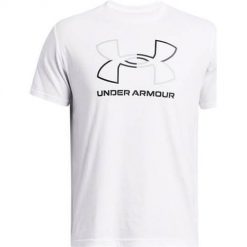 Koszulka sportowa męska Under Armour Gl Foundation Uodate. Białe t-shirty sportowe męskie Under Armour, m, z bawełny, bez ramiączek, na fitness i siłownię. Za 109.00 zł.