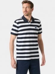 Koszulka Polo Męska Helly Hansen Toulon Graphic. Białe t-shirty sportowe męskie Helly Hansen, na lato, l, z bawełny, bez ramiączek. Za 299.00 zł.