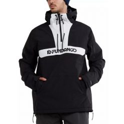 Kurtka narciarska męska Burnaby Logo Anorak. Niebieskie kurtki narciarskie i snowboardowe damskie Fundango, l, bez wzorów, z poliamidu, bez kaptura, narciarskie. Za 349.00 zł.
