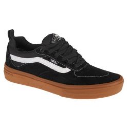 Buty Vans Kyle Walker Pro VN0A2XSGB9M czarne. Czarne buty sportowe na co dzień męskie z gumy, bez zapięcia. Za 364.43 zł.