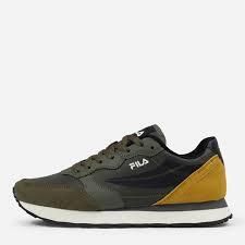 Buty męskie sportowe do chodzenia Fila HYPERT. Zielone buty sportowe na co dzień męskie Fila, bez zapięcia, trekkingowe. Za 209.00 zł.