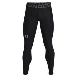 Legginsy fitness męskie Under Armour Ua Hg Armour 001. Czarne bielizna termoaktywna męska Under Armour, m, bez wzorów. Za 127.64 zł.