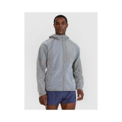 Kurtka do biegania Ultralight męska 4f 4FWSS25TTJAM698. Szare kurtki treningowe męskie 4f, m, bez wzorów, z poliamidu, do biegania. Za 137.99 zł.