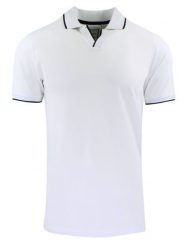 Oryginalna Koszulka Polo - Brave Soul - Biała. Białe koszulki polo męskie Brave Soul, l, bez wzorów, z bawełny, bez ramiączek. Za 75.00 zł.