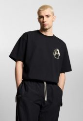 Koszulka sportowa męska Prosto P Rim z krótkim rękawem. Czarne t-shirty sportowe męskie Prosto., m, z bawełny, bez ramiączek. Za 144.99 zł.