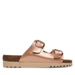 Klapki Scholl. Czerwone klapki damskie Scholl, bez wzorów, bez obcasa. Za 339.99 zł.