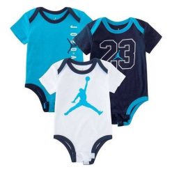 Body dla dzieci Jordan Jumpman Zestaw - 555955-B9F 0-3. Body niemowlęce Jordan, bez wzorów, bez ramiączek. Za 293.91 zł.