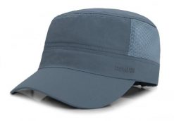 Lekka i Przewiewna Czapka, Patrolówka, Szybkoschnąca - Pako Jeans - Niebieska. Niebieskie czapki męskie Pako Jeans, bez wzorów, z jeansu, sportowe. Za 49.99 zł.