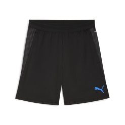 Męskie piłkarskie szorty treningowe individualCUP PUMA Black White Ultra Blue. Białe szorty męskie Puma, bez kołnierzyka. Za 159.00 zł.