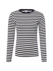 Brookshire Koszulka z długim rękawem Kobiety Bawełna (100%) niebieski, XXL. Niebieskie t-shirty damskie brookshire, xxl, bez wzorów, z bawełny, bez kołnierzyka. Za 99.95 zł.