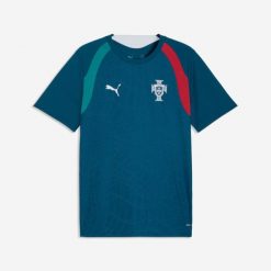 Koszulka piłkarska Puma Portugalia Mistrzostwa Świata 2026 treningowa. Bluzki damskie Decathlon, s, bez ramiączek, do piłki nożnej. Za 219.99 zł.