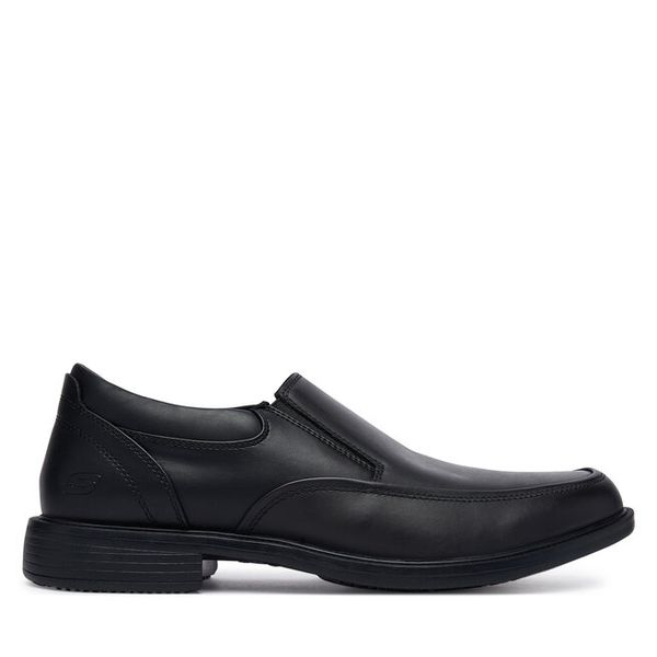Półbuty Skechers. Brązowe półbuty męskie Skechers, bez zapięcia. Za 269.99 zł.