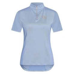 Koszulka damska Imperial Riding Tech Top Irhspeedy. Niebieskie t-shirty damskie IMPERIAL RIDING, bez wzorów, bez kołnierzyka. W wyprzedaży za 178.00 zł.