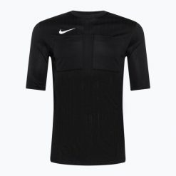 Koszulka piłkarska męska Nike Dri-FIT Referee II. Czarne t-shirty sportowe męskie Nike, m, bez ramiączek, do piłki nożnej, dri-fit (nike). Za 179.99 zł.