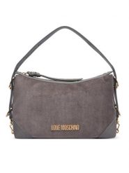 LOVE MOSCHINO Torebka JC4091PP1PLD101A Szary. Szare torebki klasyczne damskie Love Moschino, bez wzorów, ze skóry, bez dodatków. Za 879.99 zł.