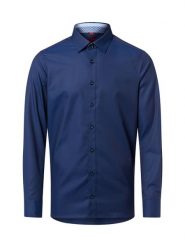 Finshley & Harding koszula biznesowa Mężczyźni Slim Fit Bawełna niebieski, 38. Niebieskie koszule męskie Finshley & Harding, m, bez wzorów, z bawełny, bez kołnierzyka, bez ramiączek. Za 199.95 zł.