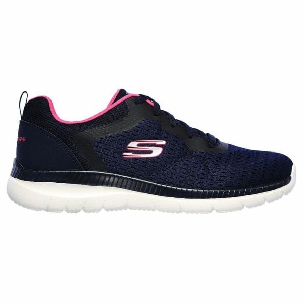 Obuwie Sportowe Damskie Skechers Bountiful Quick Path Kobieta. Niebieskie buty sportowe na co dzień damskie Skechers, bez wzorów. Za 189.99 zł.
