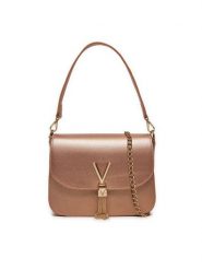 Valentino Torebka Divina VBS1R404G Złoty. Żółte torebki klasyczne damskie Valentino, bez wzorów, ze skóry, bez dodatków. Za 459.99 zł.