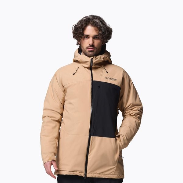 Kurtka narciarska męska Columbia Winter District III. Brązowe kurtki męskie Columbia, m, bez wzorów, bez kaptura, narciarskie. Za 849.99 zł.