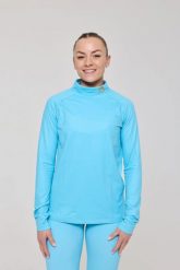 Damska koszulka termoaktywna Rhythm Is A Dancer. Niebieskie bielizna termoaktywna damska OOSC, s, bez wzorów, z materiału. Za 269.99 zł.