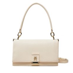 Torebka Tommy Hilfiger. Brązowe torebki klasyczne damskie Tommy Hilfiger, bez wzorów, bez dodatków. Za 429.99 zł.