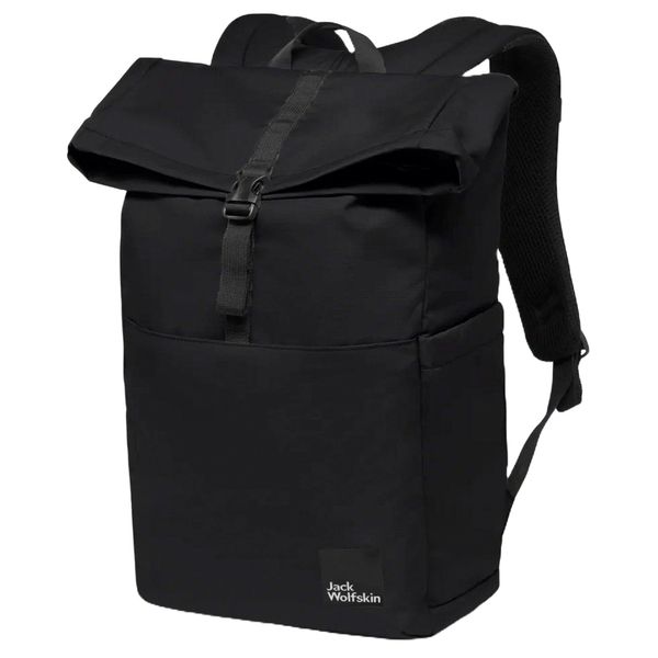 Plecak miejski Jack Wolfskin Island. Czarne plecaki damskie Jack Wolfskin, bez wzorów, z materiału. Za 369.99 zł.