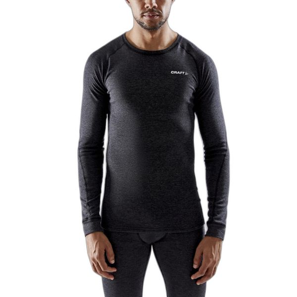 Koszulka Craft Core Wool Merino. Czarne koszulki męskie z długim rękawem Craft, m. Za 317.95 zł.