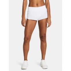 Spodenki do biegania damskie Under Armour Launch Pro 2''. Białe szorty damskie Under Armour, bez wzorów, sportowe. Za 159.99 zł.