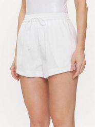 Seafolly Szorty materiałowe 55208-SH Biały. Białe szorty damskie Seafolly, bez wzorów, z bawełny. Za 259.99 zł.