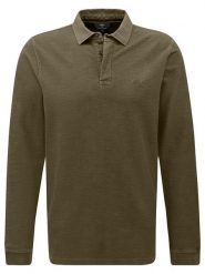 FYNCH-HATTON Koszulka polo w kolorze khaki rozmiar: M. Brązowe koszulki polo męskie Fynch-Hatton, m, bez wzorów, bez ramiączek. Za 108.99 zł.