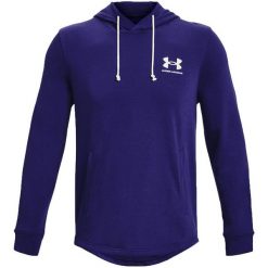 Męska Bluza Z Kapturem Rival Terry. Niebieskie bluzy z kapturem męskie Under Armour, l. Za 292.99 zł.