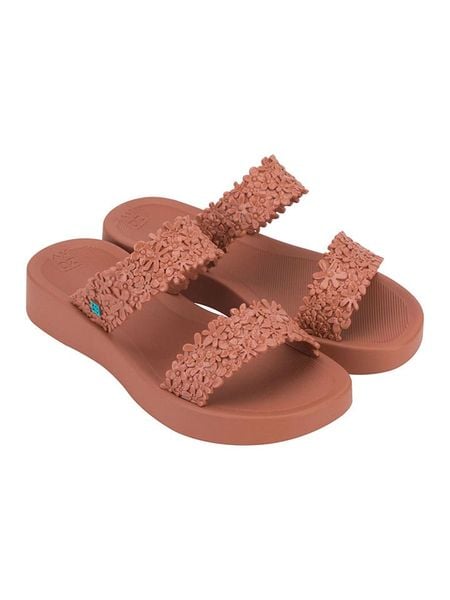 Zaxy Klapki "Primavera" w kolorze pomarańczowym rozmiar: 39. Pomarańczowe klapki damskie Zaxy, bez wzorów, bez obcasa, na platformie. Za 52.30 zł.