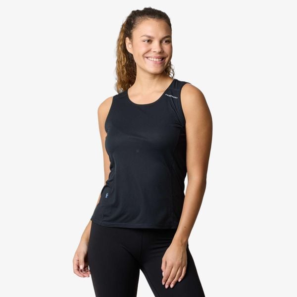 Koszulka Na Ramiączkach Syntetyczna Trening Kobieta Ultra Light Szybkoschnący. Niebieskie bluzki sportowe damskie SWEDEMOUNT, l, bez wzorów, z materiału, bez ramiączek. Za 86.99 zł.