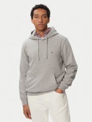 Tommy Hilfiger Bluza Essential Terry MW0MW37235 Szary jasny Regular Fit. Szare bluzy bez kaptura męskie Tommy Hilfiger, m, z bawełny. Za 449.99 zł.