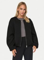 ONLY Bluza Ellie 15344567 Czarny Regular Fit. Czarne bluzy bez kaptura damskie Only, s, z syntetyku. Za 229.99 zł.