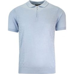 Koszulka POLO Niebieska Dzianinowa, Casualowa, Męska, Krótki Rękaw. Niebieskie koszulki polo męskie MCL, m, bez wzorów, z dzianiny, bez ramiączek. Za 145.00 zł.