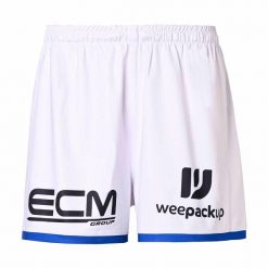 Krótki FC Grenoble Rugby Ryder Pro 2022/23. Białe szorty męskie Kappa, bez wzorów, sportowe. Za 244.75 zł.