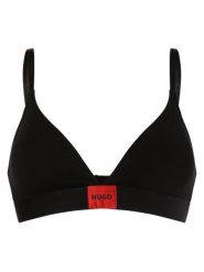 HUGO biustonosz typu bralette Kobiety Dżersej czarny, XS. Czarne biustonosze Hugo, z aplikacjami, z dżerseju. Za 219.95 zł.