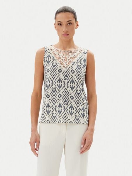 JDY Top Dodo 15296246 Écru Regular Fit. Topy damskie JDY, xl, bez wzorów, z syntetyku, bez kołnierzyka. Za 69.99 zł.