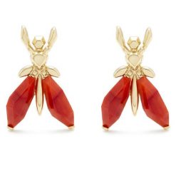 Kolczyki Patrizia Pepe. Brązowe kolczyki damskie Patrizia Pepe. Za 379.99 zł.