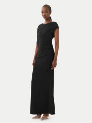 Vero Moda Sukienka wieczorowa Kassandra 10356465 Czarny Regular Fit. Czarne sukienki damskie Vero Moda, xs, bez wzorów, z syntetyku, wizytowe, bez kołnierzyka, bez ramiączek. Za 249.99 zł.